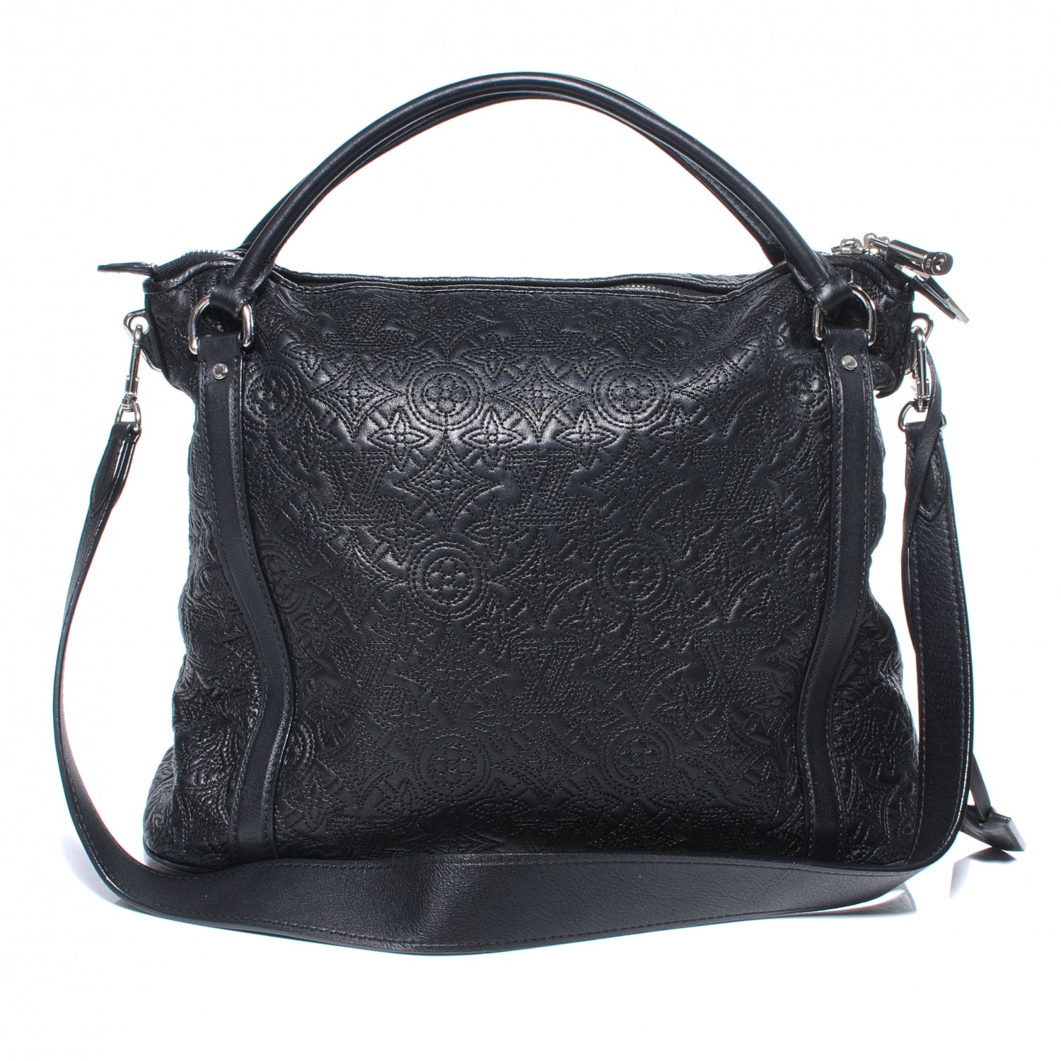Louis Vuitton Monogram Lambskin Antheia Ixia PM Black 3 of 7