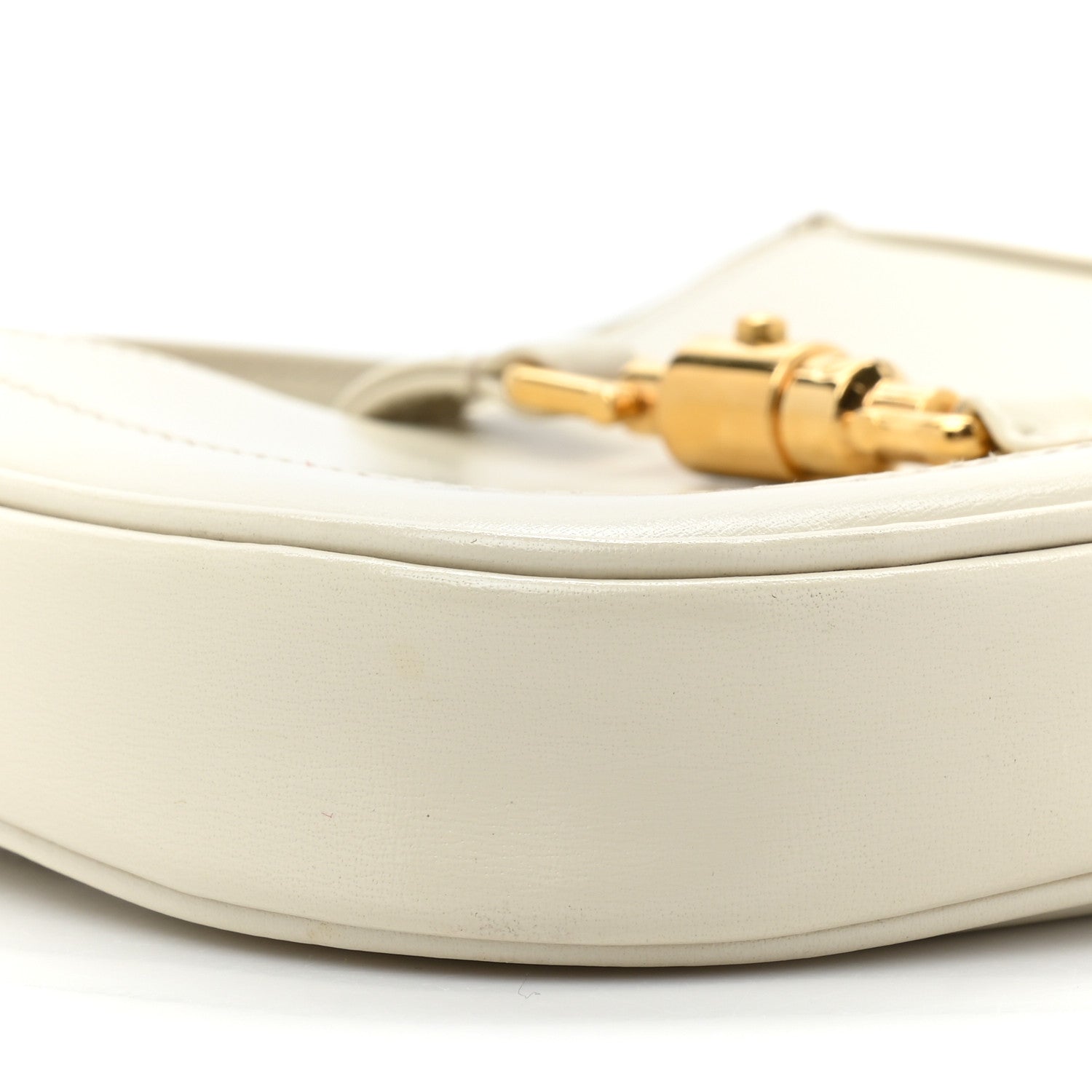 Gucci Boarded Dyana Lux Calfskin Mini Jackie 1961 Hobo Mystic White 9 of 11