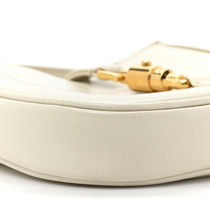 Gucci Boarded Dyana Lux Calfskin Mini Jackie 1961 Hobo Mystic White 9 of 11