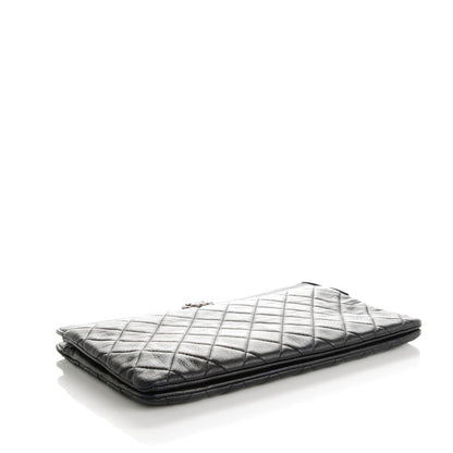 Chanel Calfskin Quilted Small Zipped Boy Pouch Black 4 of 8