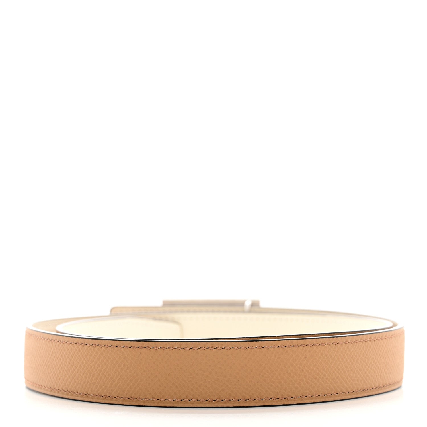 Hermes Epsom Swift 24mm Collier De Chien CDC Belt 80 32 Nata Gold 2 of 6