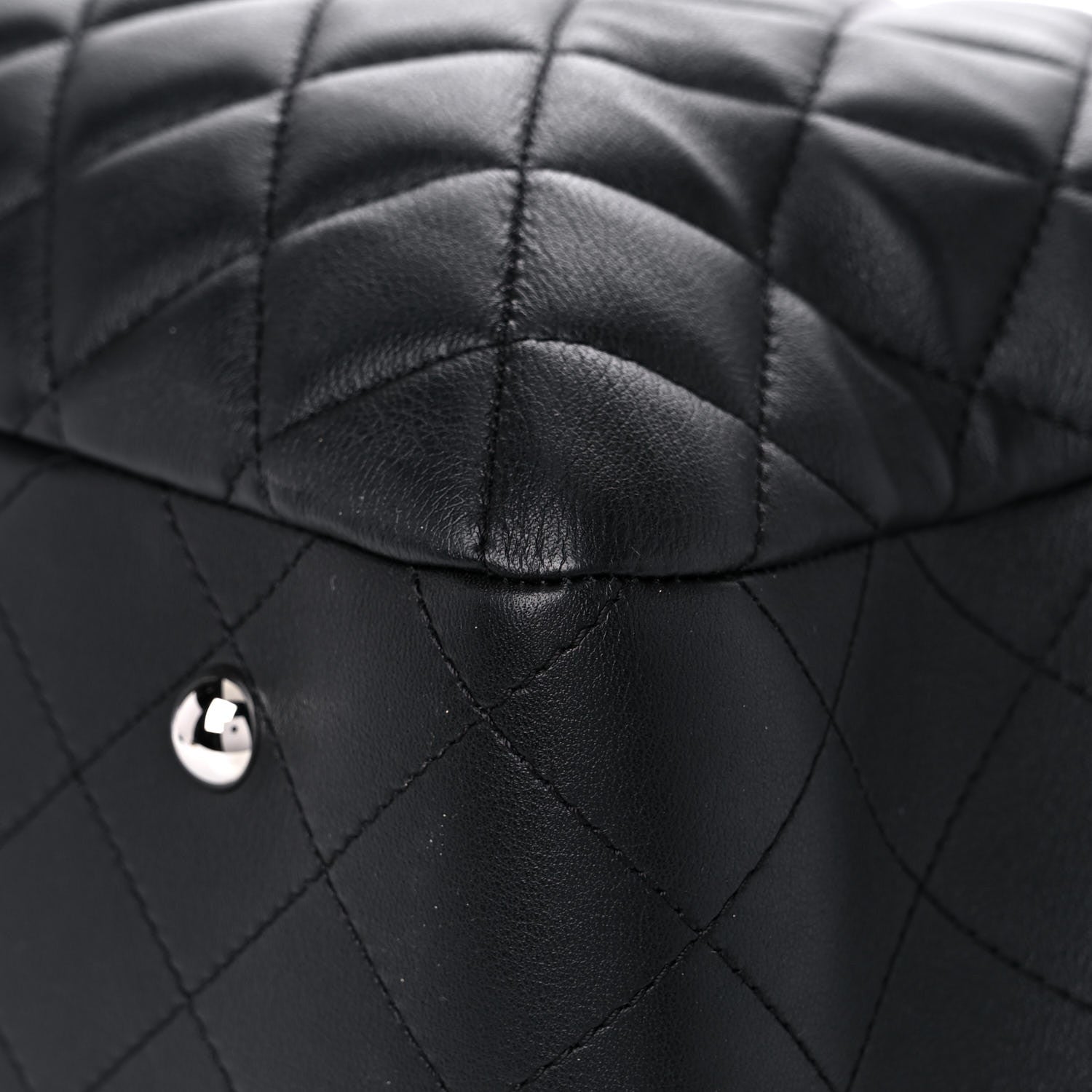 Chanel Calfskin Quilted Large Classic Shopping Tote Black 9 of 12