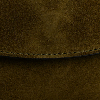 Saint Laurent Suede Calfskin Monogram Small Kaia Satchel Olive Green 13 of 13