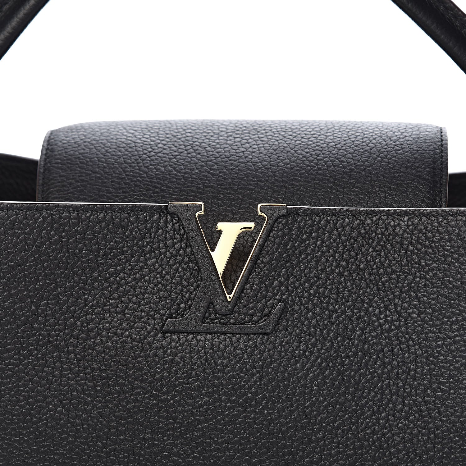 Louis Vuitton Taurillon Capucines MM Black 11 of 11