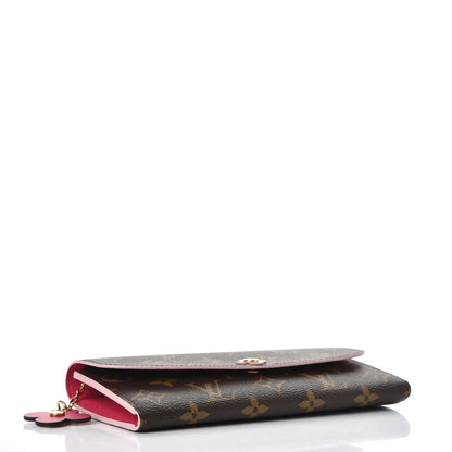 Louis Vuitton Monogram Bloom Flower Emilie Wallet 4 of 10