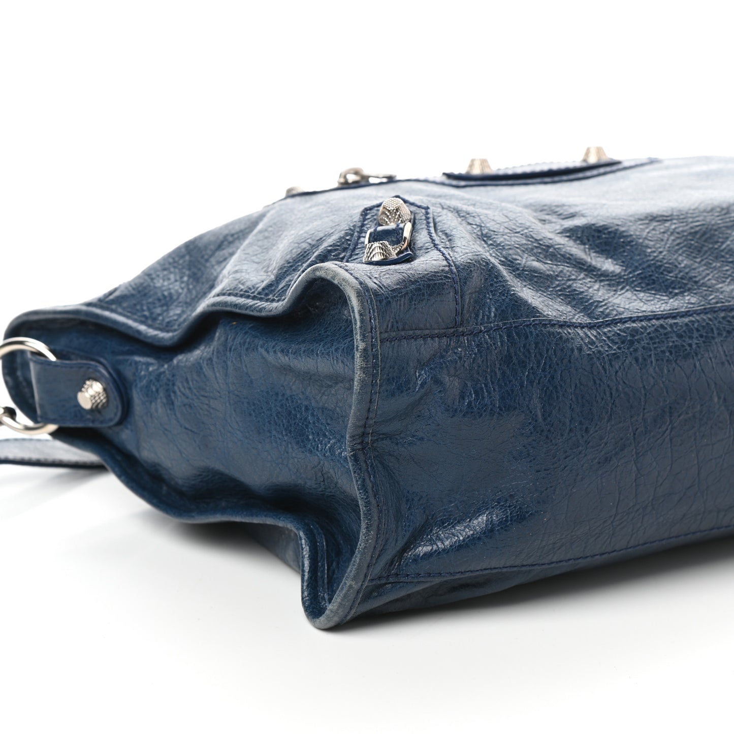 Agneau Giant 12 Silver Hardware City Bleu Mineral Light Bleu Mineral