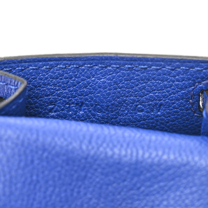 Hermes Tadelakt Mini Kelly Twilly Bag Charm Bleu Electrique 5 of 7