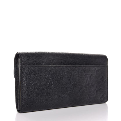 Louis Vuitton Empreinte Sarah Wallet NM Black 3 of 9