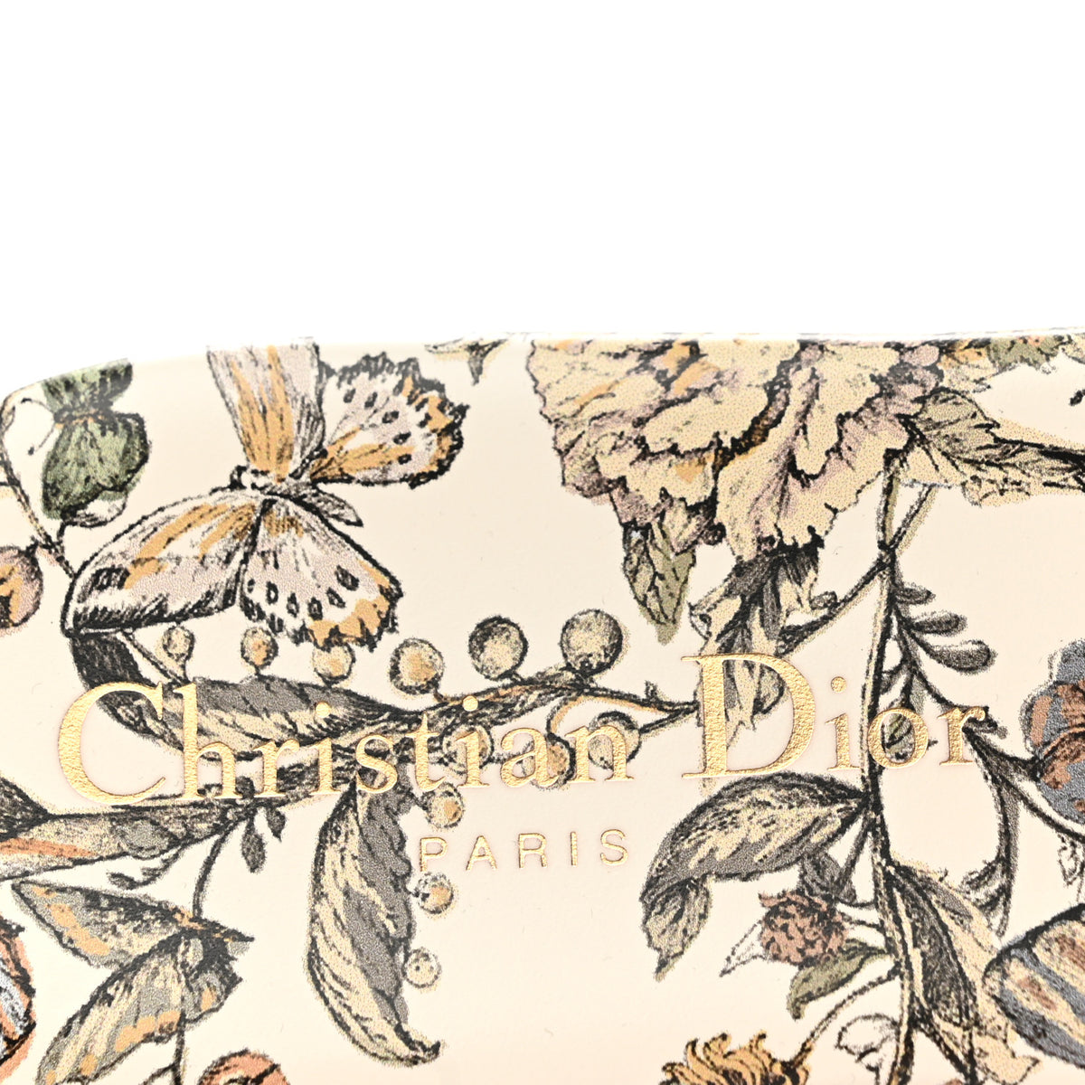 Canvas Canvas Embroidered Toile de Jouy Mexico Dway Flat Slide Sandals 37.5 White Yellow