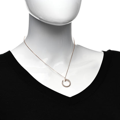 Cartier 18K Pink Gold Diamond Juste Un Clou Pendant Necklace 2 of 4