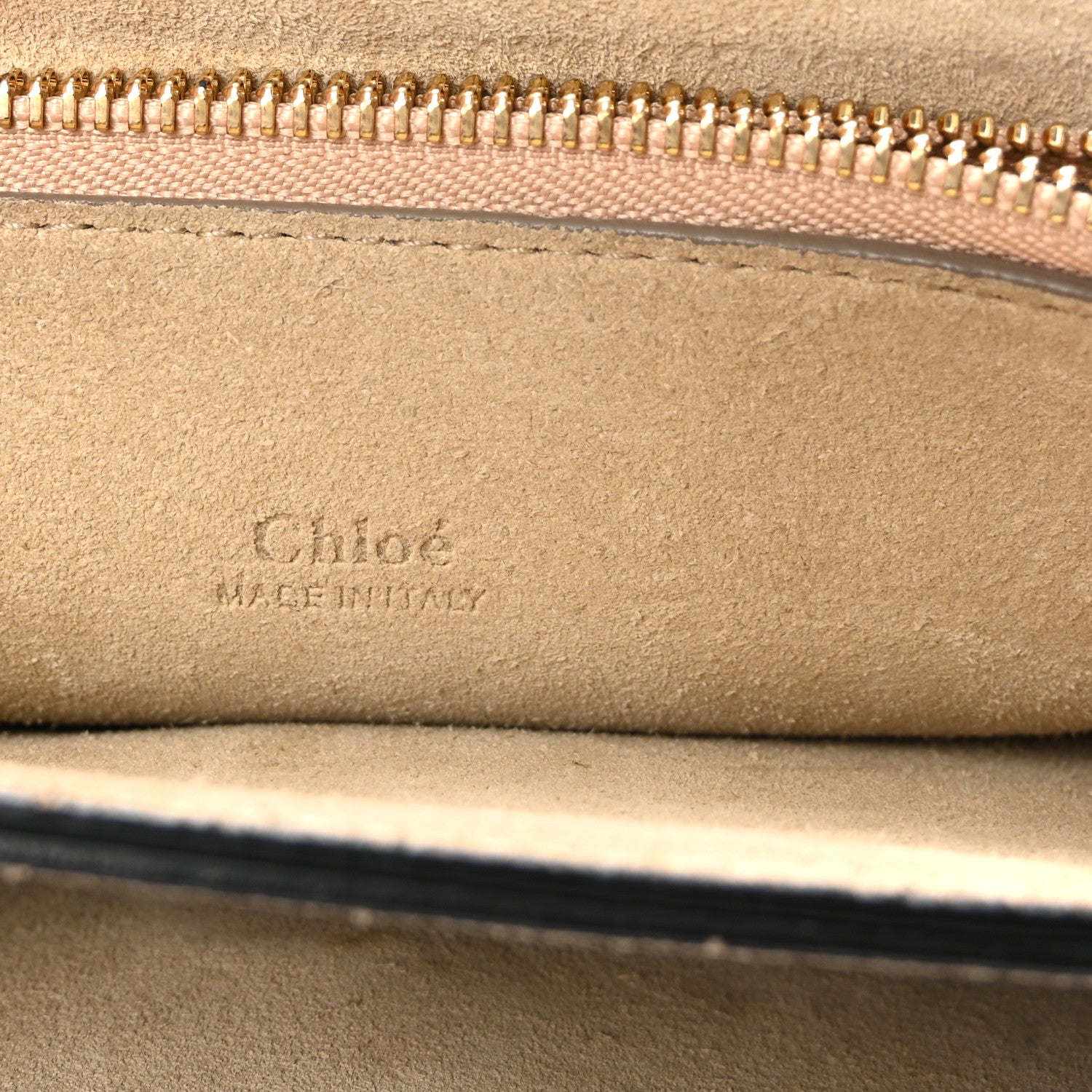 Chloe Calfskin Suede Medium Faye Shoulder Bag Dark Purple 6 of 9