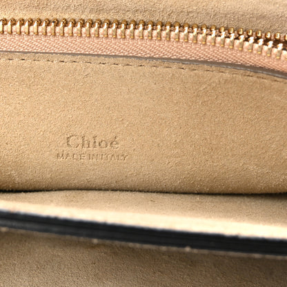 Chloe Calfskin Suede Medium Faye Shoulder Bag Dark Purple 6 of 9