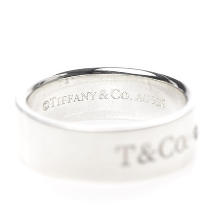 Tiffany Sterling Silver Diamond Locks Ring 49 5 4 of 4