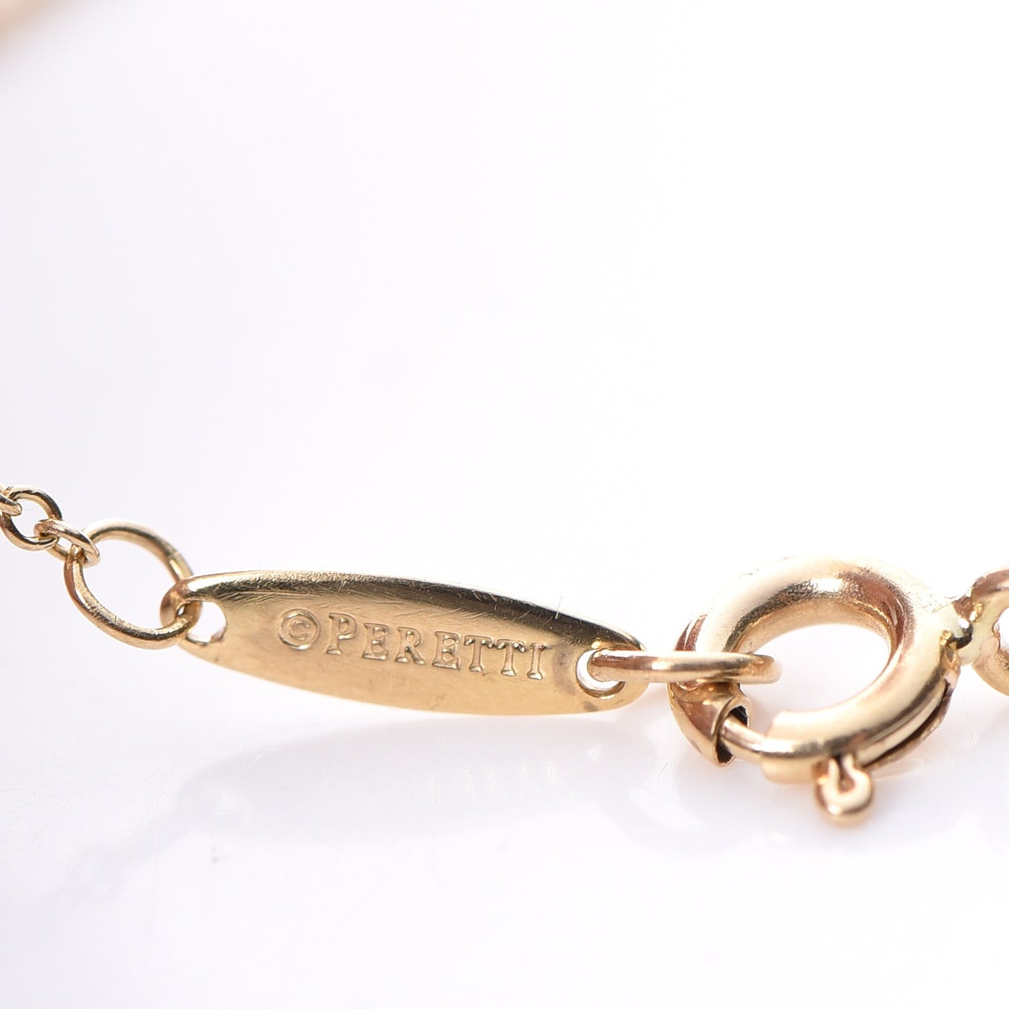 18K Yellow Gold Diamond .08ct Elsa Peretti Diamonds by the Yard Bracelet