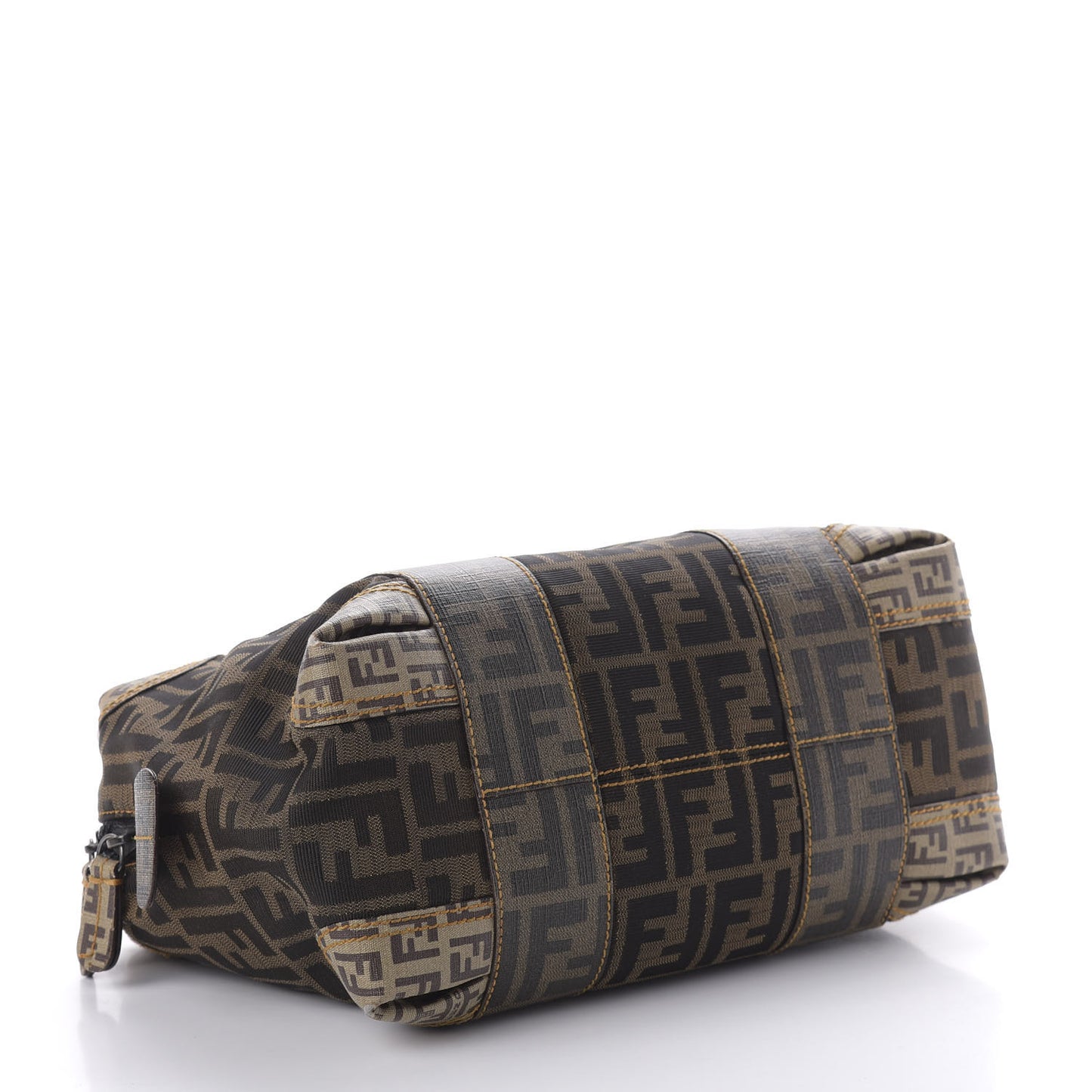 Zucca Zucchino Mixed Media Small B Mix Tote Tobacco