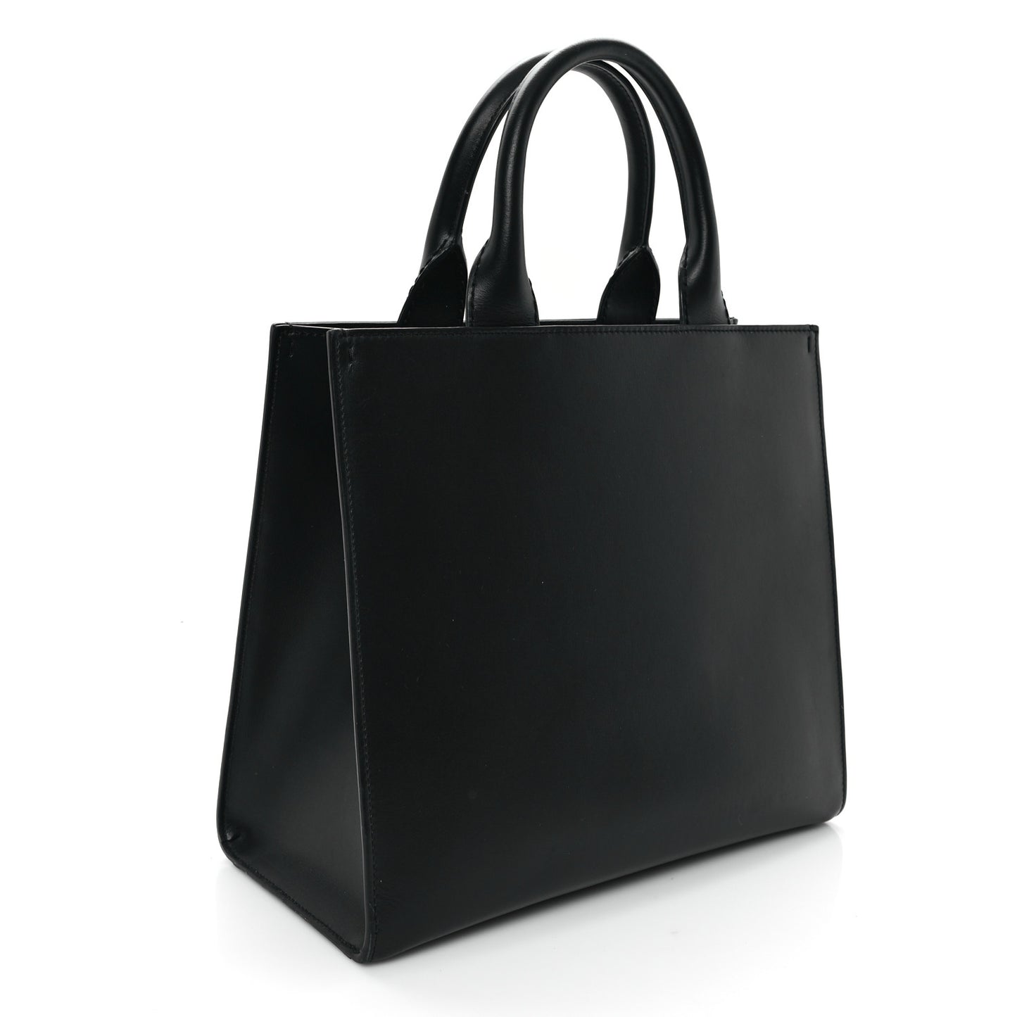 Calfskin DG Daily Shopper Tote Black