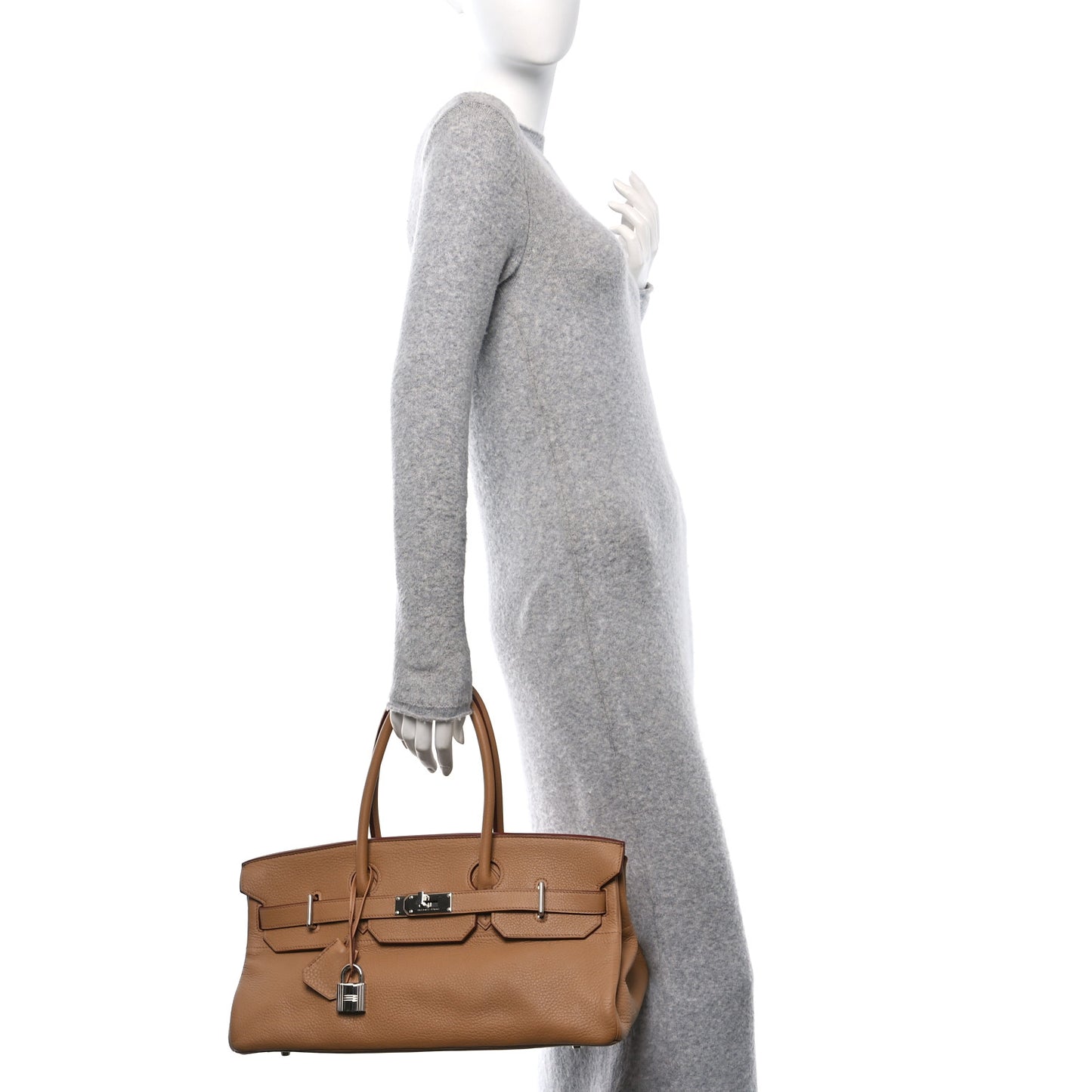 Taurillon Clemence JPG Birkin 42 Biscuit