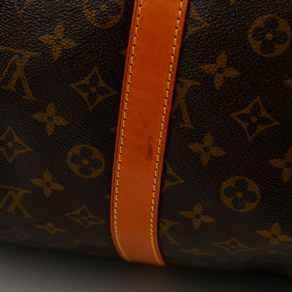 Louis Vuitton Monogram Keepall Bandouliere 55 14 of 18