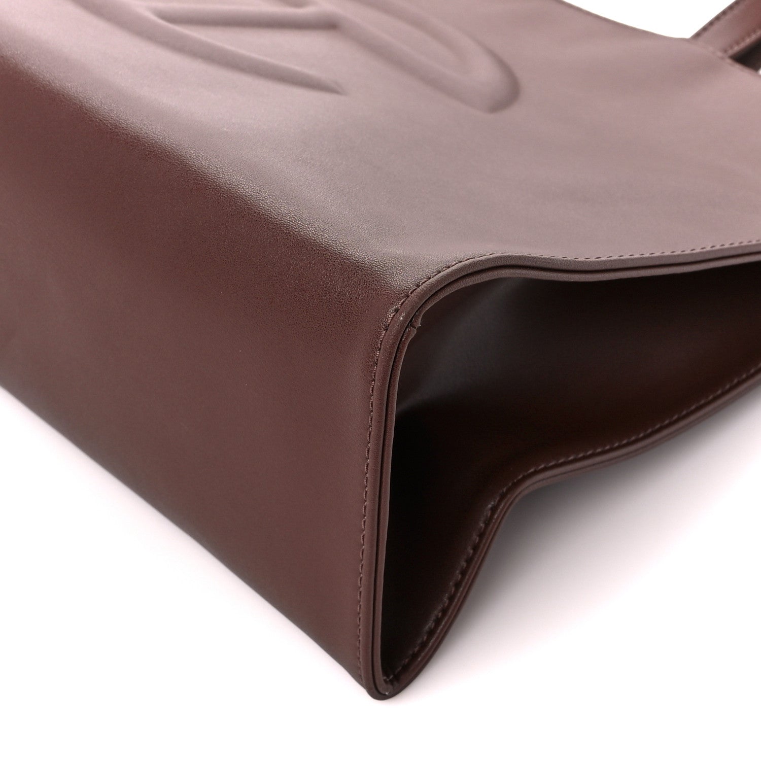 Telfar Vegan Leather Medium Shopping Bag Chocolate 10 of 10