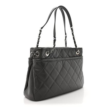 Chanel Caviar Timeless CC Soft Tote Dark Grey 3 of 11