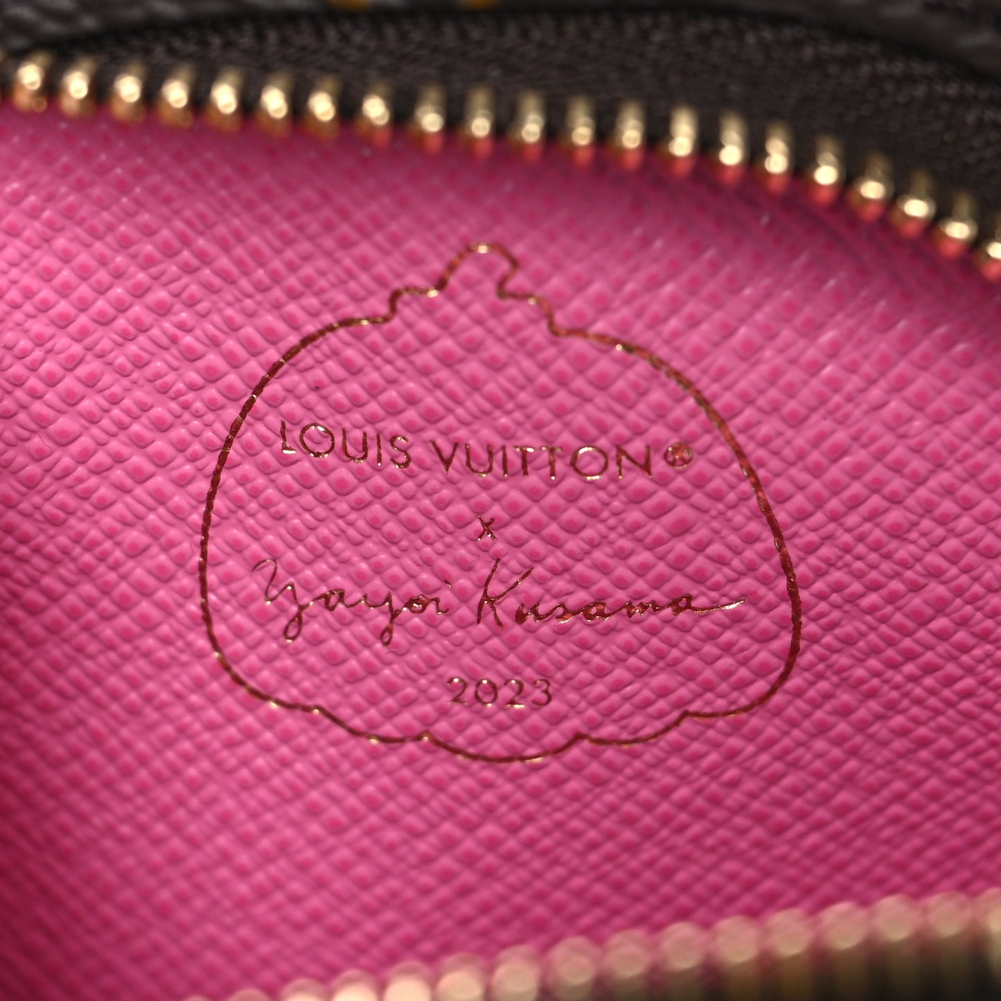 LV X YK Monogram Pumpkin Coin Purse