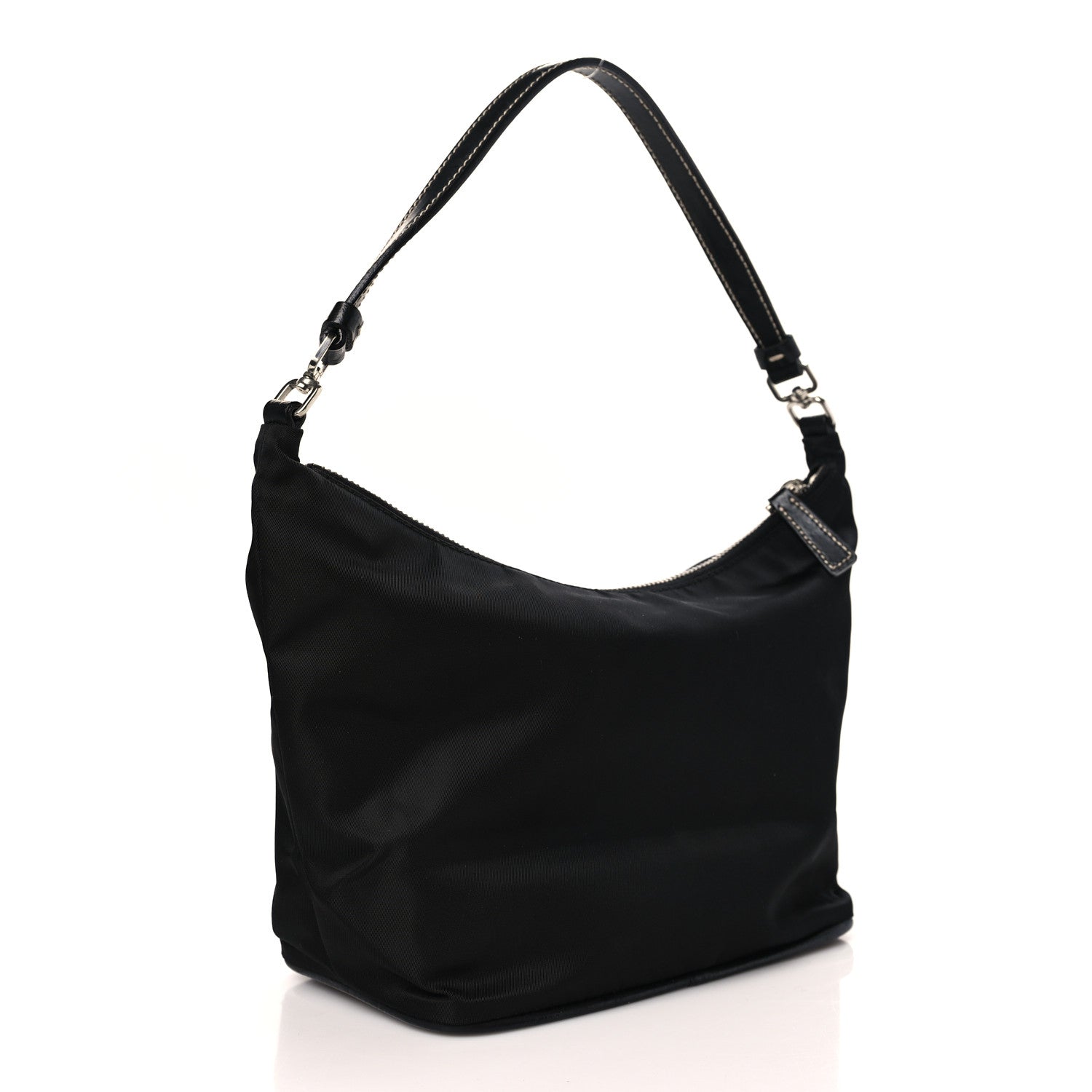 Prada Tessuto Nylon Small Shoulder Bag Black 3 of 8