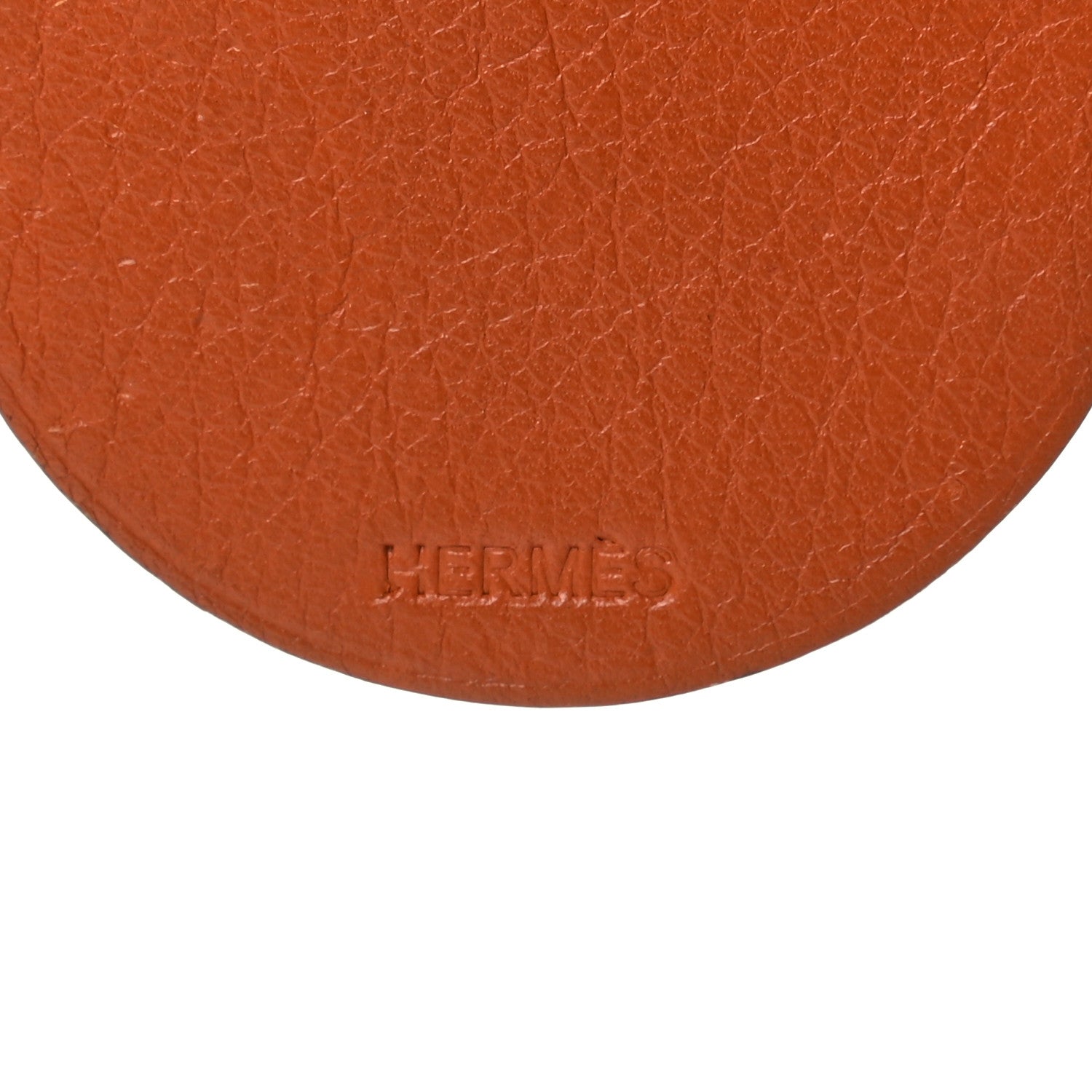 Hermes Tadelakt Tiger Key Chain Bag Charm Potiron 3 of 5