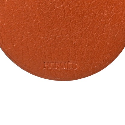 Hermes Tadelakt Tiger Key Chain Bag Charm Potiron 3 of 5