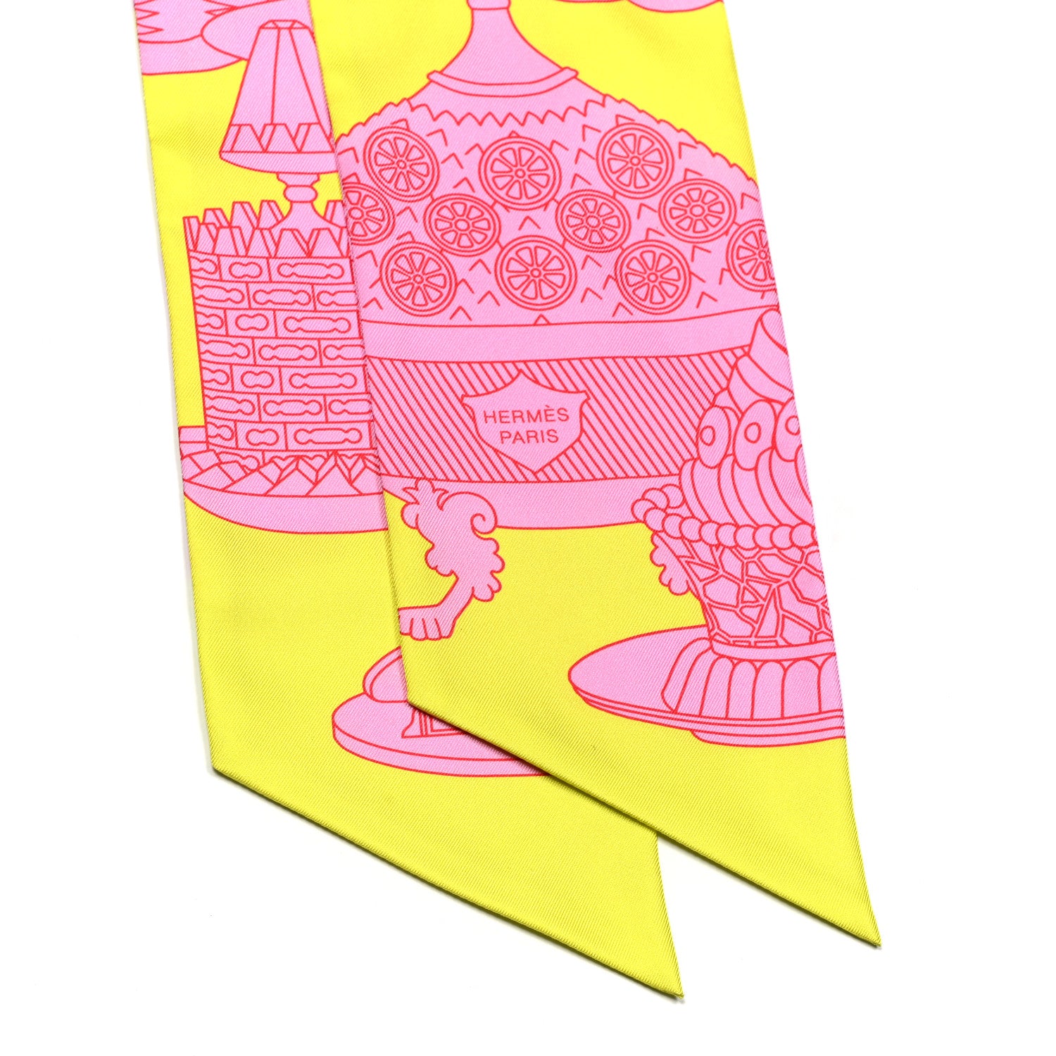 Hermes Silk Slim Maxi La Patisserie Francaise Twilly 2 of 4