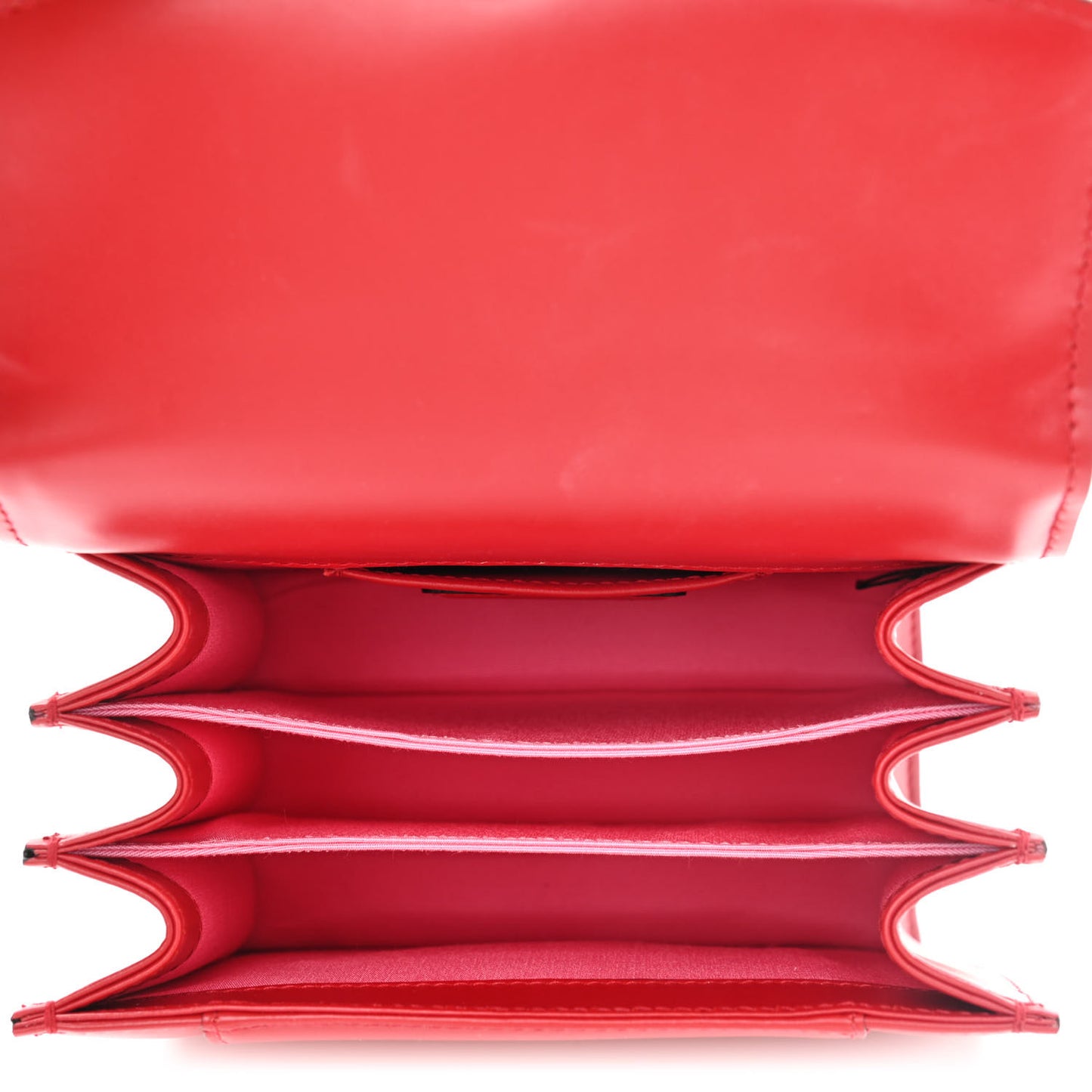Calfskin Serpenti Forever Top Handle Red