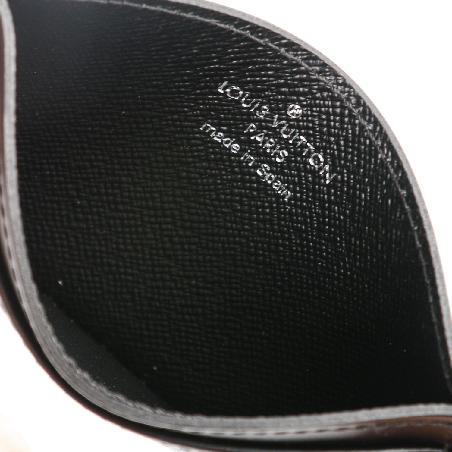 Louis Vuitton Epi Card Holder Black 5 of 7