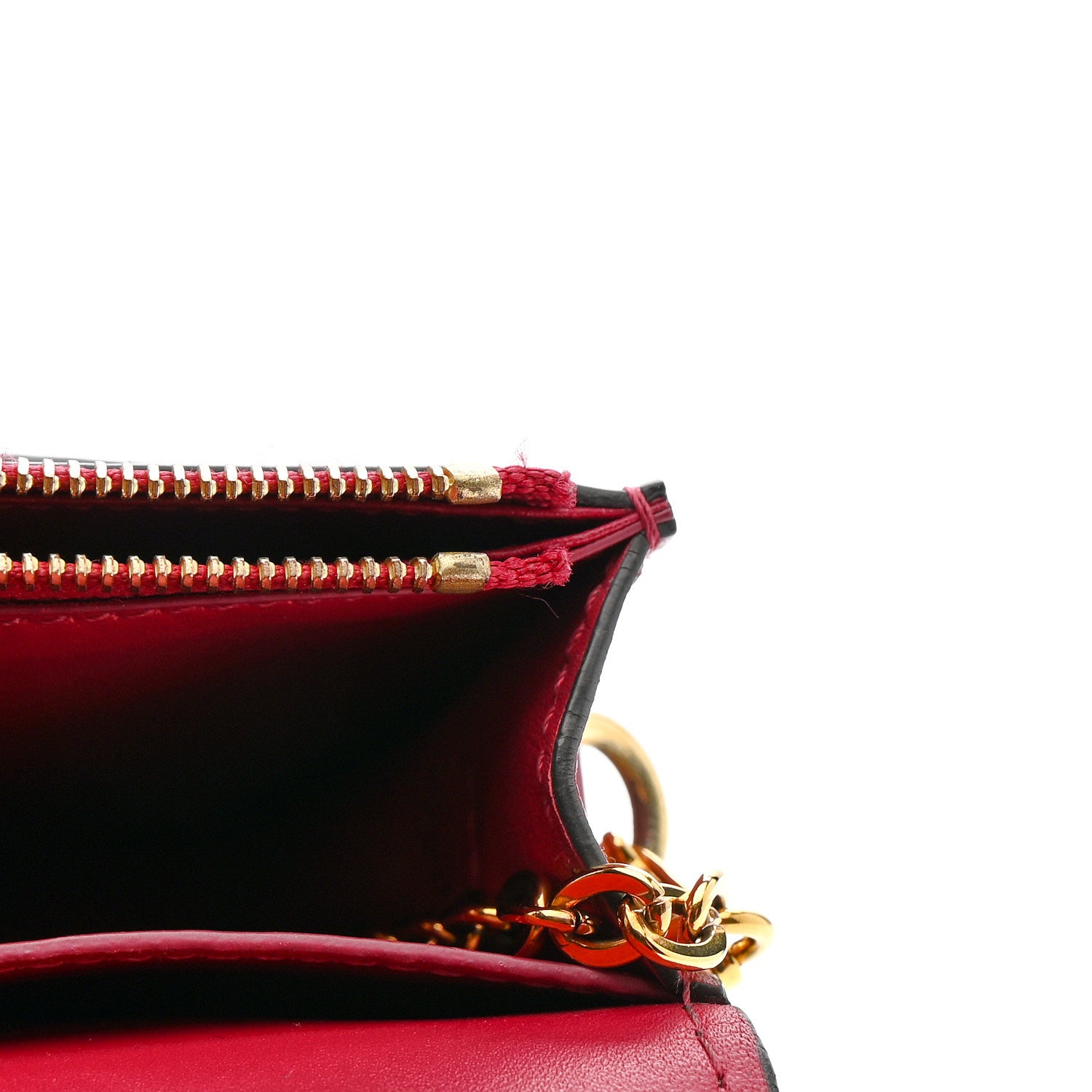 Louis Vuitton Monogram Flore Chain Wallet Fuchsia 13 of 13