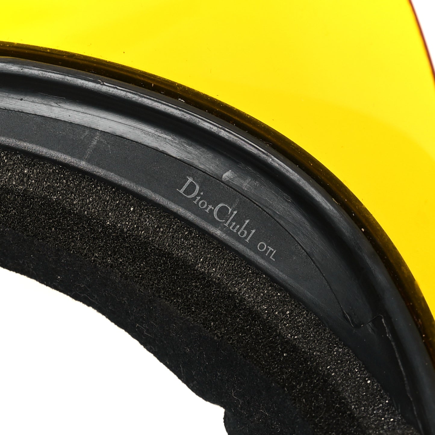 Acetate DiorClub1 Sun Visor Yellow