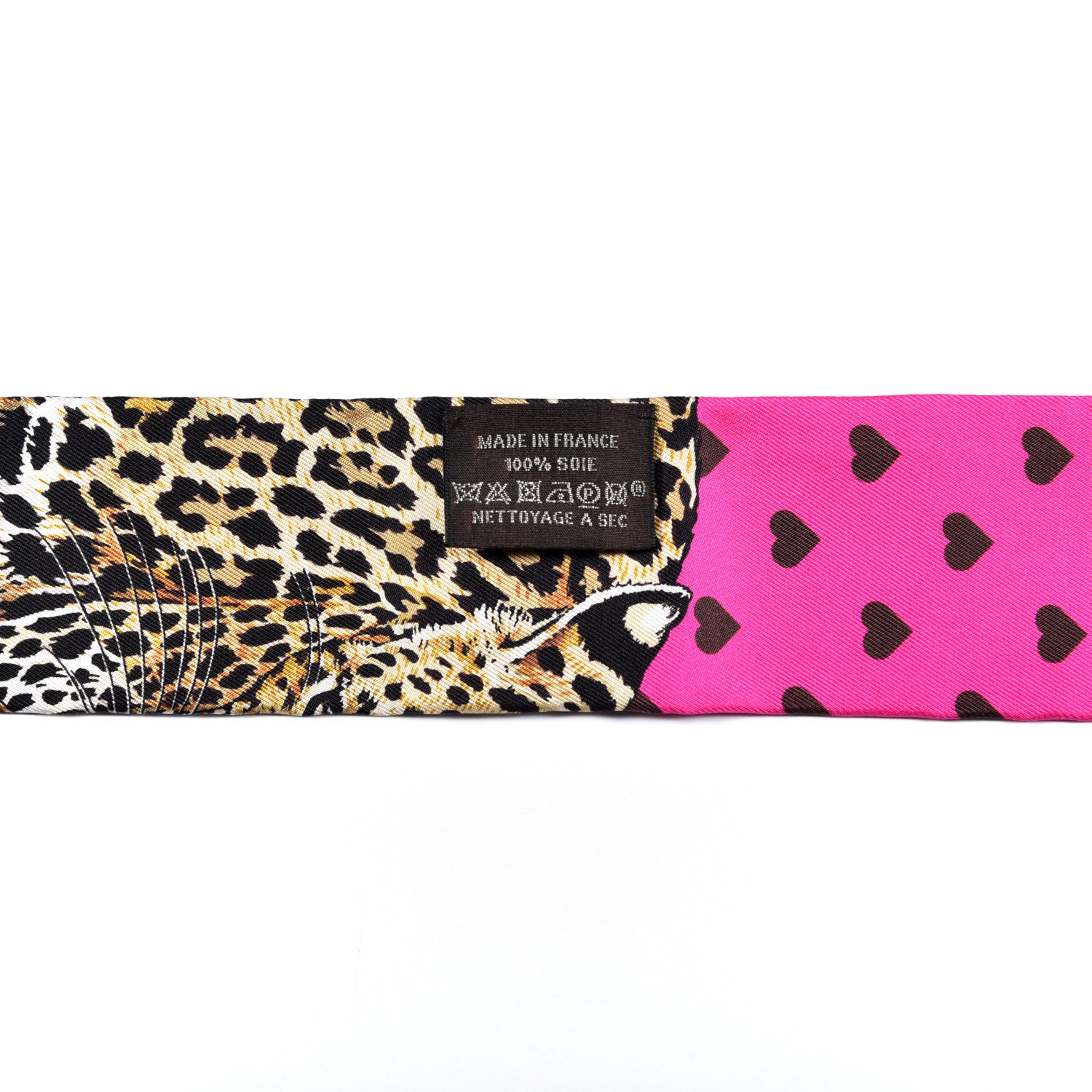 Hermes Silk Jungle Love Love Twilly Rose Vif Bleu Roy 4 of 4