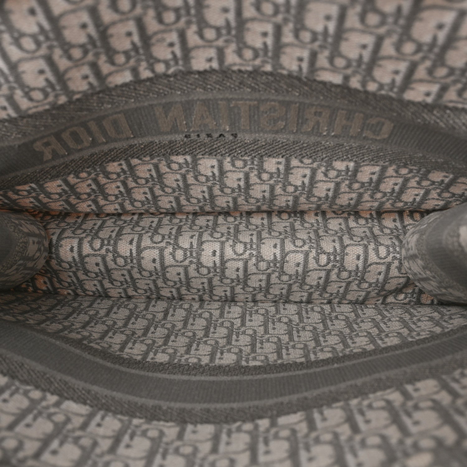 Christian Dior Oblique Large Book Tote Grey 5 of 9