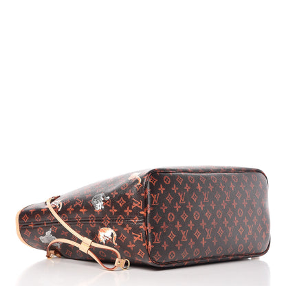 Louis Vuitton Catogram Neverfull MM Marron 5 of 11