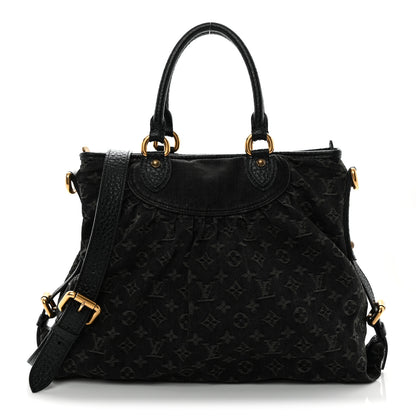 Louis Vuitton Denim Neo Cabby MM Black 1 of 11