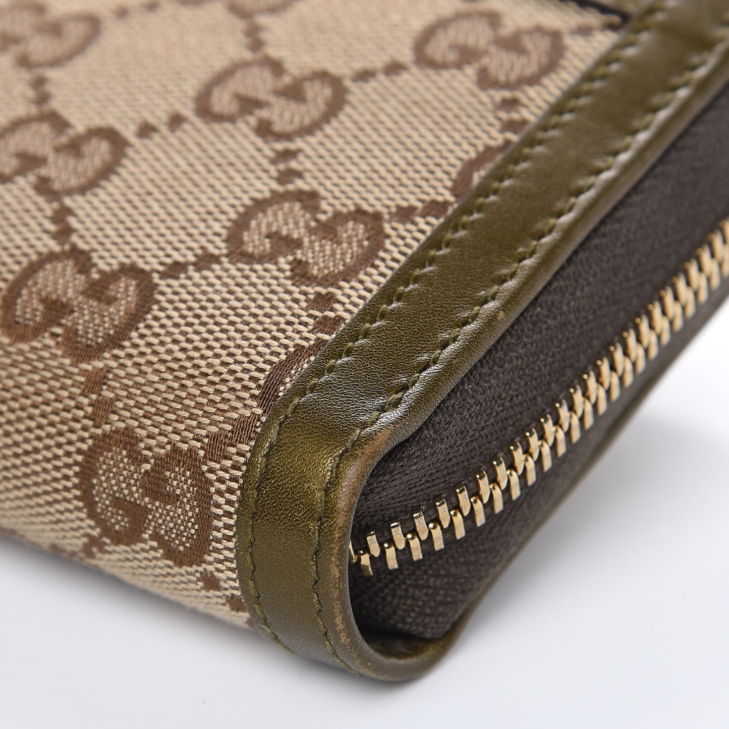 Monogram Sukey Zip Around Wallet Green