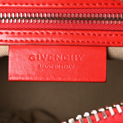 Givenchy Shiny Lord Calfskin Mini Antigona Red 6 of 10