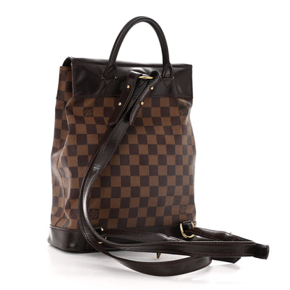 Louis Vuitton Damier Ebene Soho Backpack 3 of 13