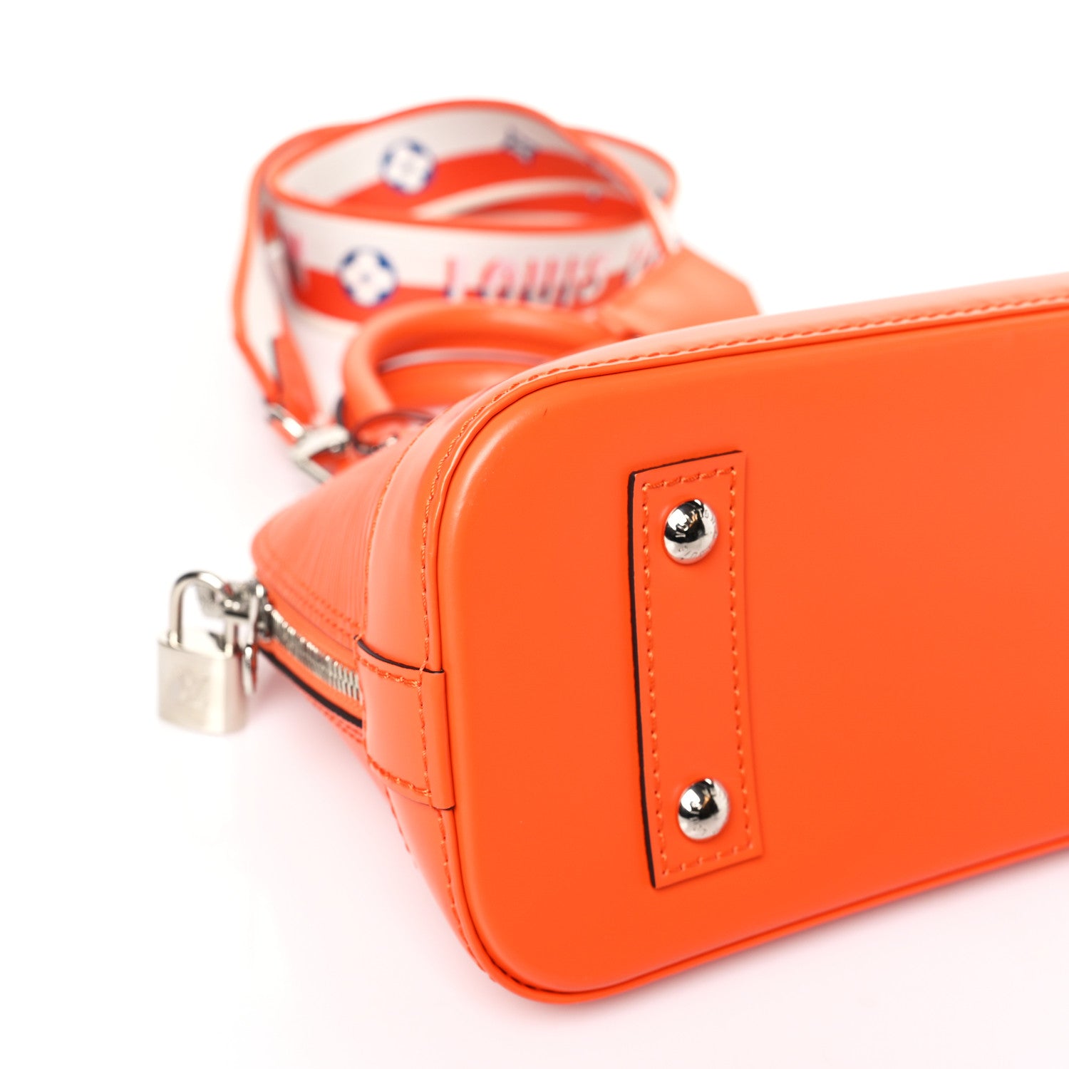 Louis Vuitton Epi Jacquard Alma BB Orange 7 of 8