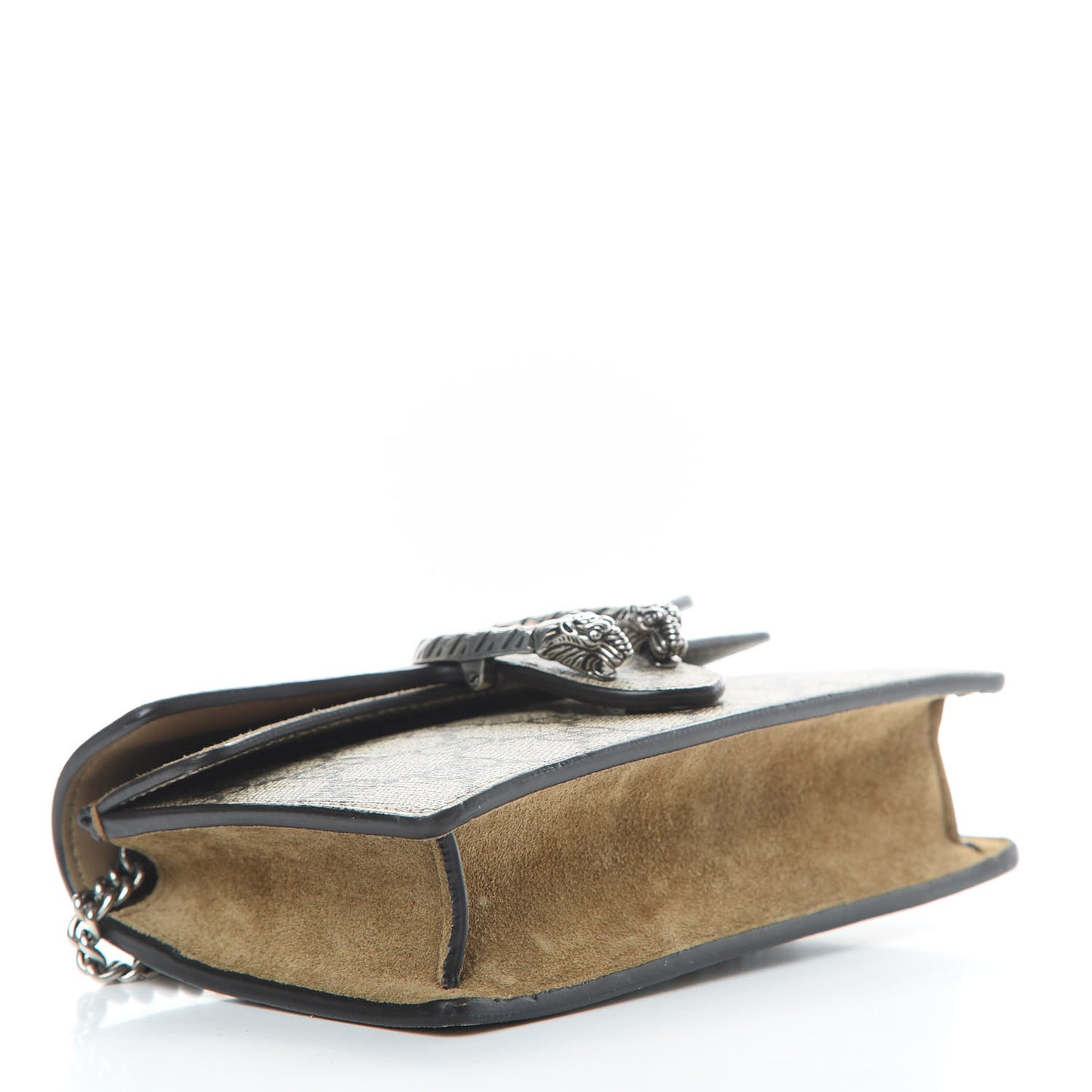GG Supreme Monogram Super Mini Dionysus Shoulder Bag Taupe