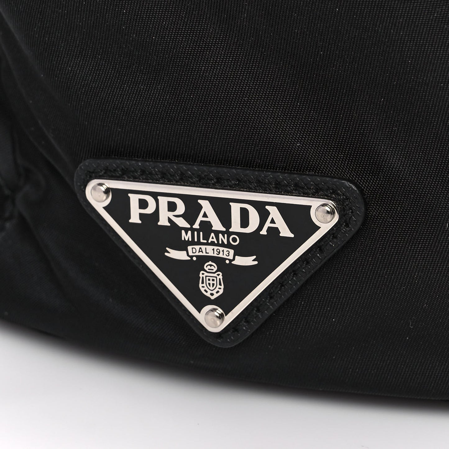 Nylon New Vela Studded Backpack Black