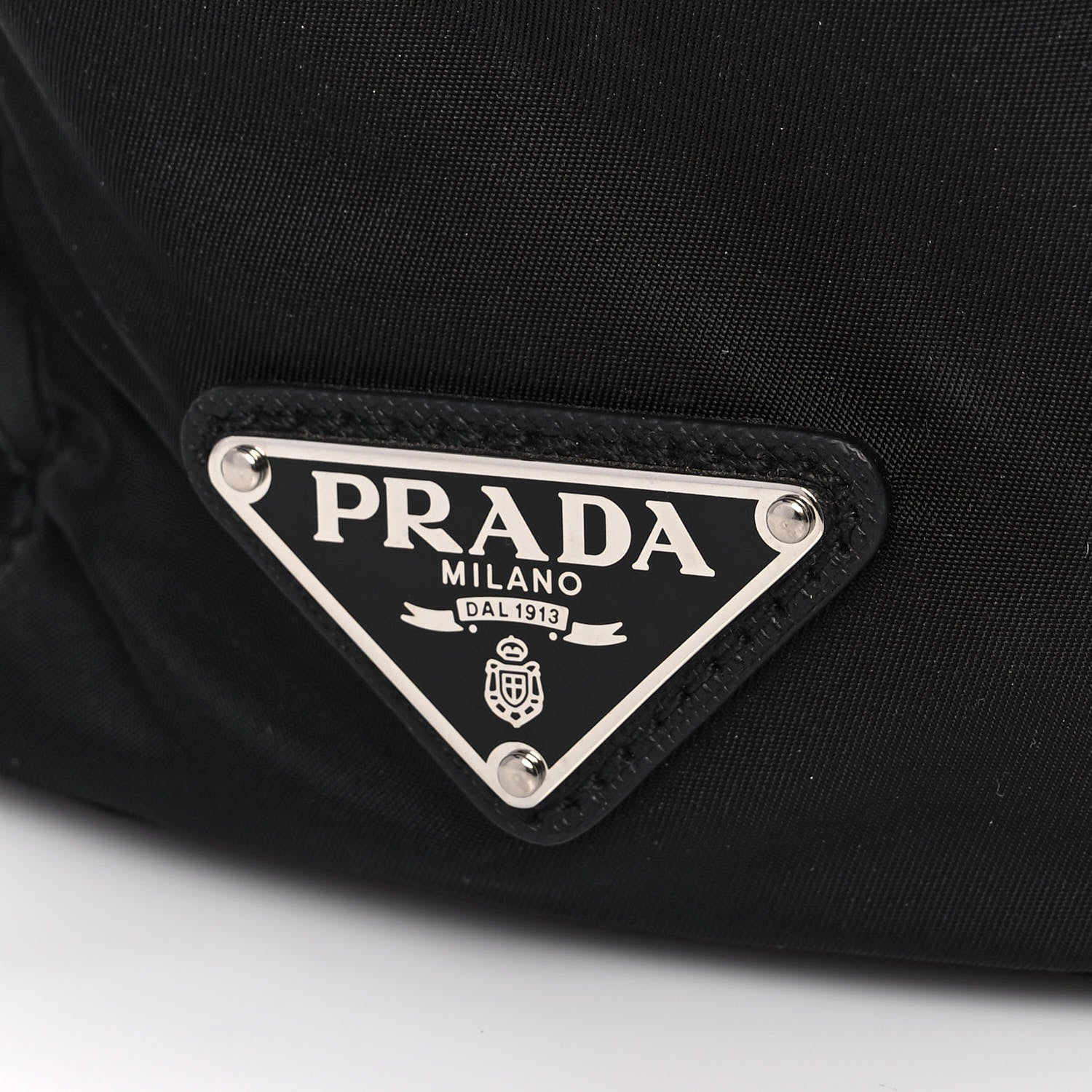 Prada Nylon New Vela Studded Backpack Black 9 of 12