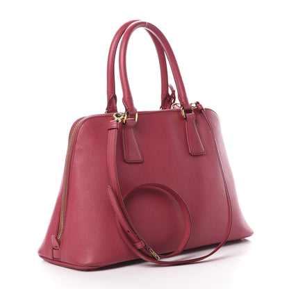 Prada Saffiano Lux Medium Promenade Tote Peonia 4 of 17