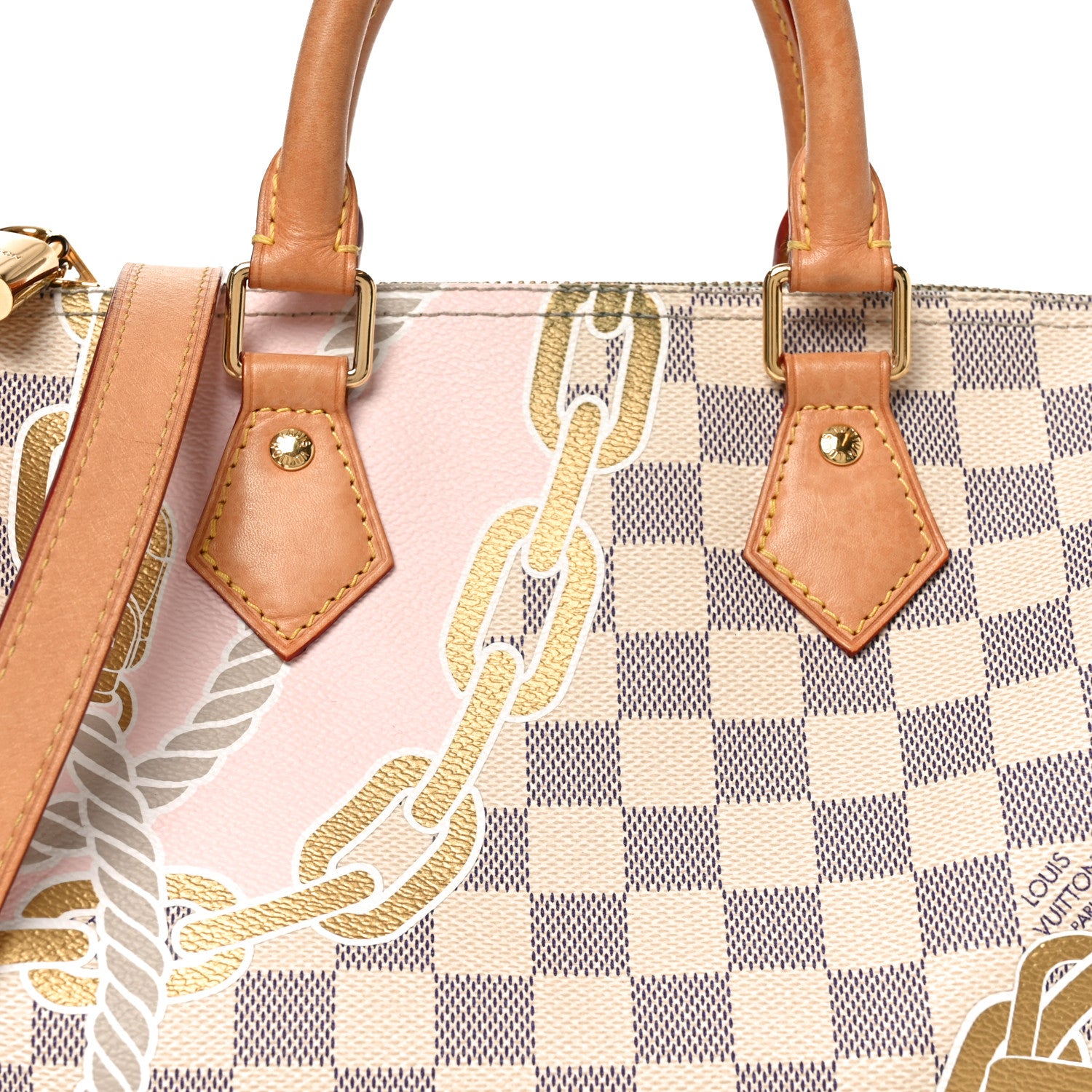 Louis Vuitton Damier Azur Nautical Speedy Bandouliere 25 12 of 19
