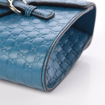 Gucci Microguccissima Mini Emily Shoulder Bag Deep Cobalt 10 of 10