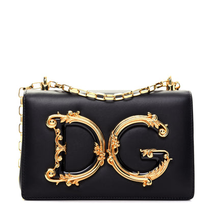 Dolce & Gabbana Nappa DG Girls Shoulder Bag Black 1 of 13