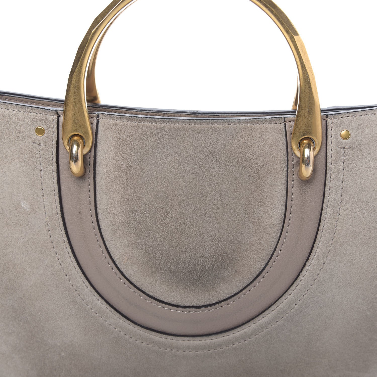 Chloe Calfskin Suede Medium Pixie Shoulder Bag Motty Grey 11 of 11