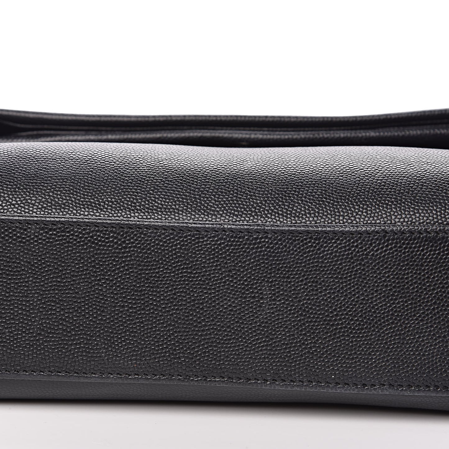 Grain De Poudre Small West Hollywood Monogram Fold-Over Bag Black